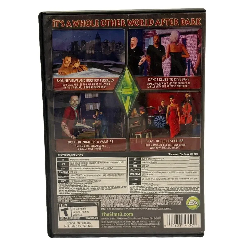 The Sims 3 Late Night PC Expansion Pack - Preowned with Original Case